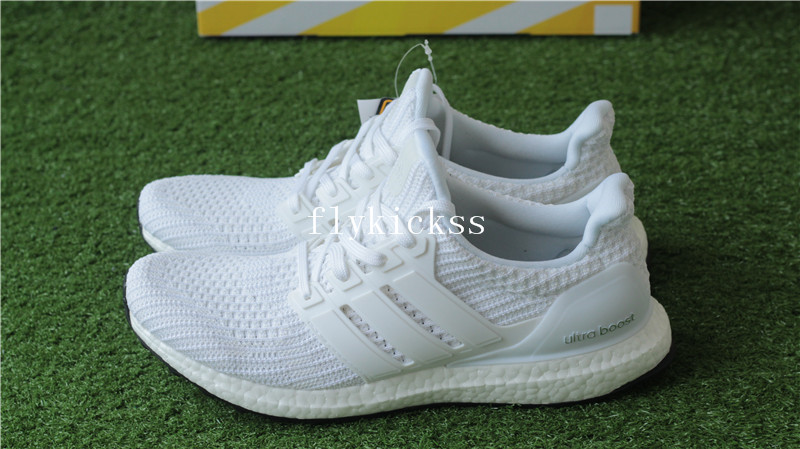 Adidas Ultra Boost UB 4.0 Pure White Real Boost